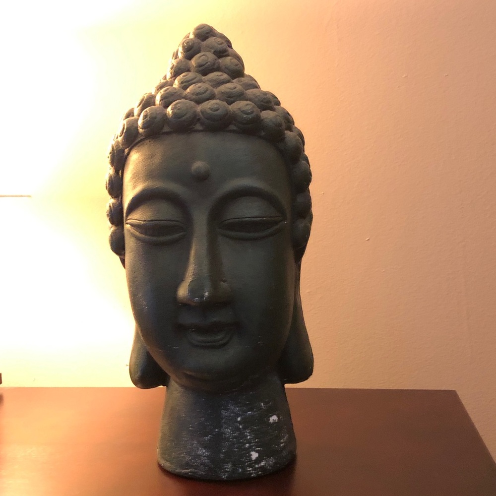 Vintage Buddha Head Bust
